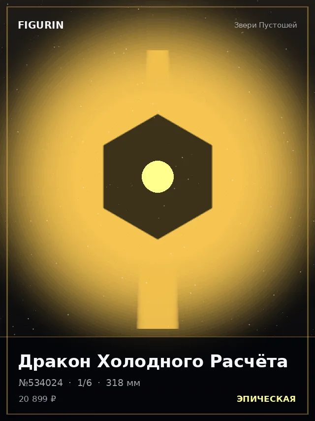 Дракон Холодного Расчёта — премиальная фигурка