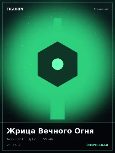 Жрица Вечного Огня Фэнтези — коллекционная 3D-фигурка