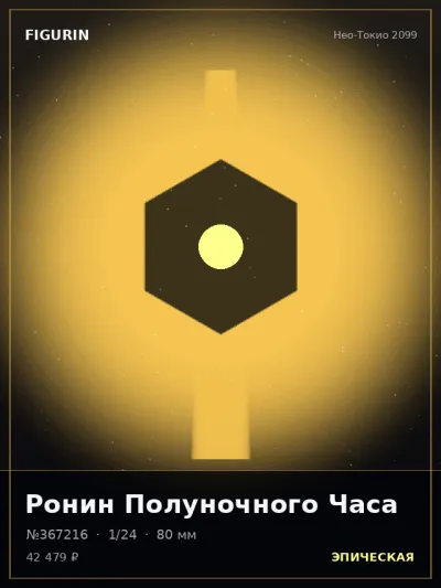 Ронин Полуночного Часа Барокко — коллекционная 3D-фигурка