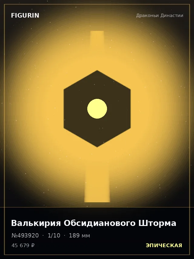 Валькирия Обсидианового Шторма — премиальная фигурка