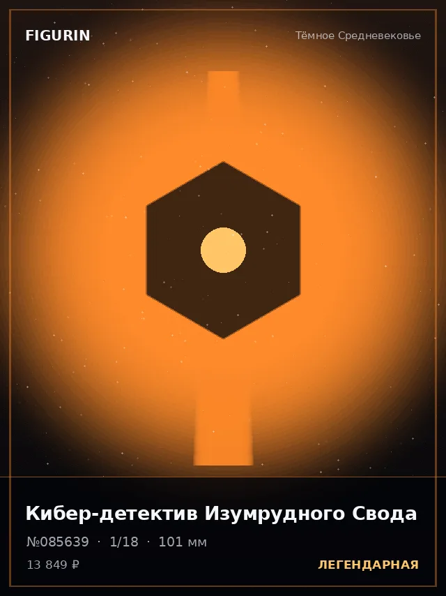 Кибер-детектив Изумрудного Свода — премиальная фигурка