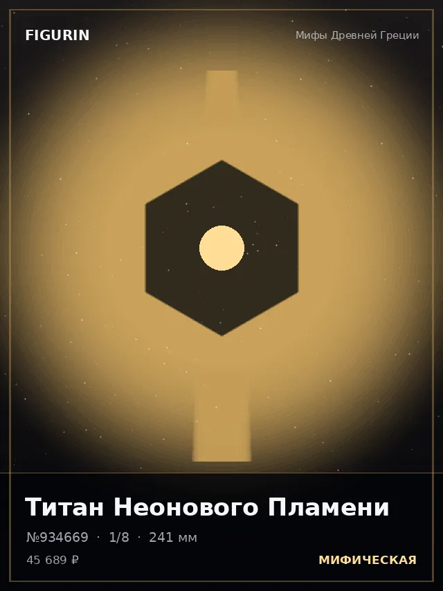 Титан Неонового Пламени — премиальная фигурка