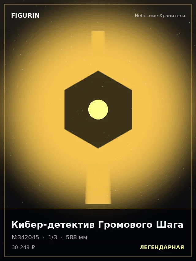 Кибер-детектив Громового Шага — премиальная фигурка