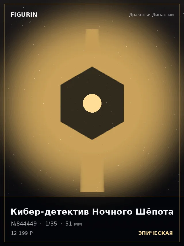 Кибер-детектив Ночного Шёпота — премиальная фигурка