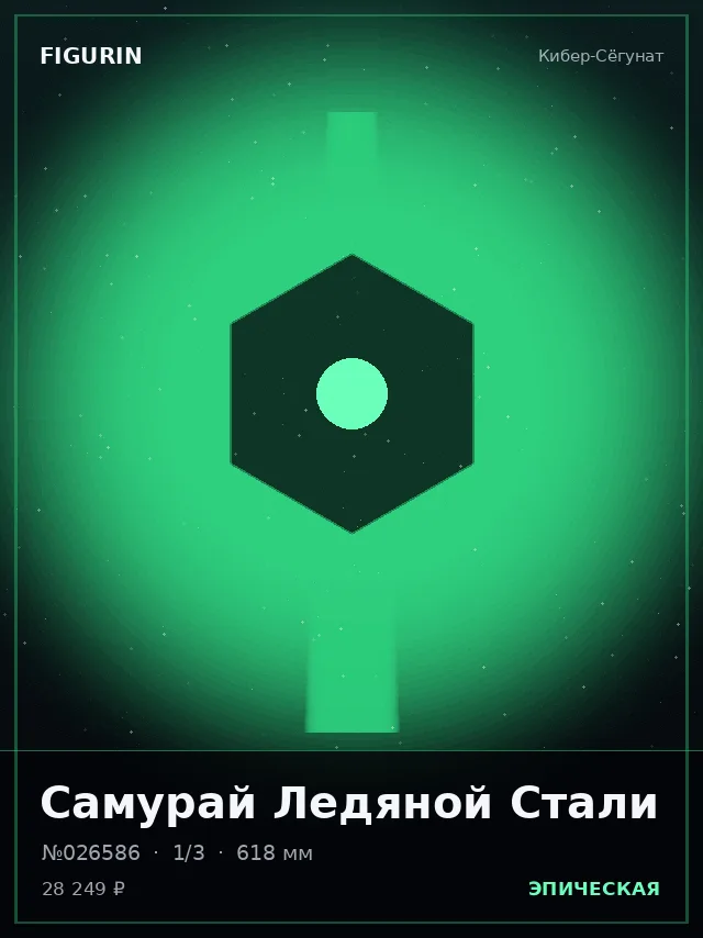 Самурай Ледяной Стали — премиальная фигурка