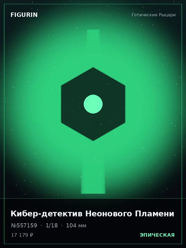 Кибер-детектив Неонового Пламени — премиальная фигурка