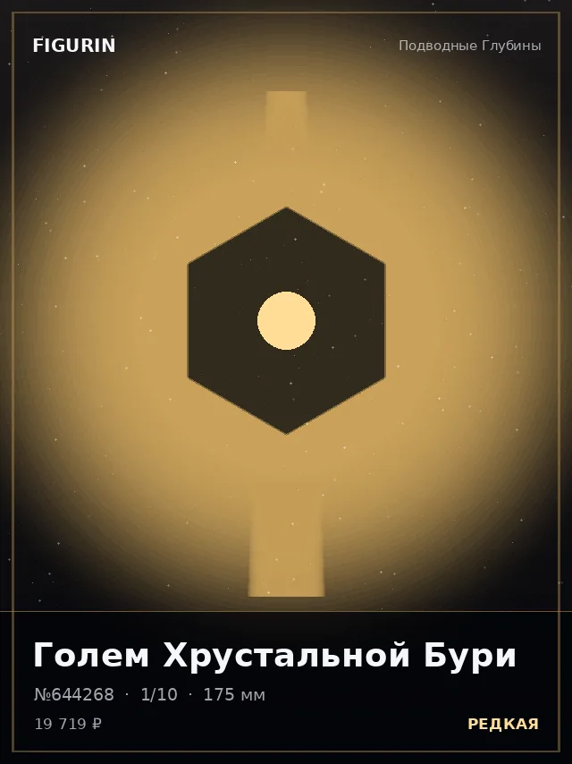 Голем Хрустальной Бури — премиальная фигурка