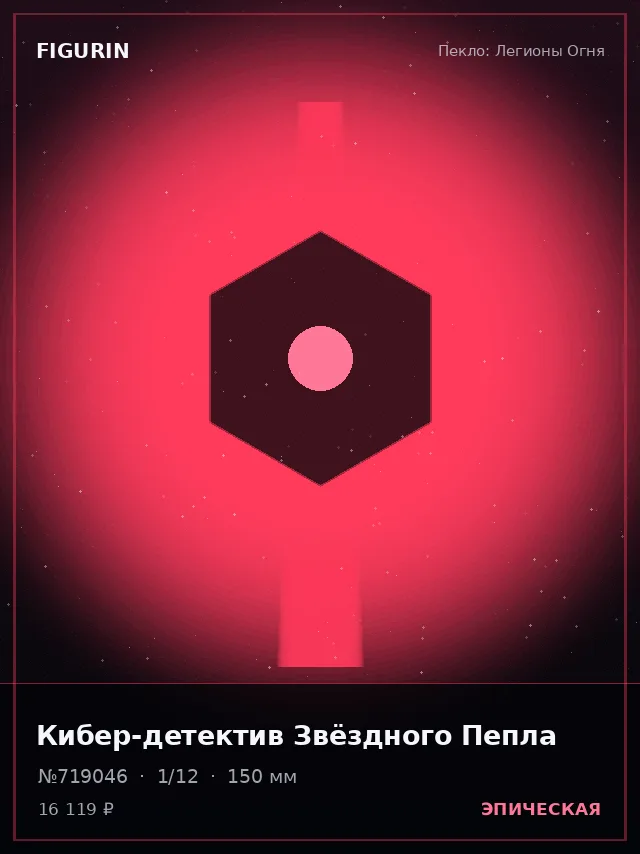 Кибер-детектив Звёздного Пепла — премиальная фигурка