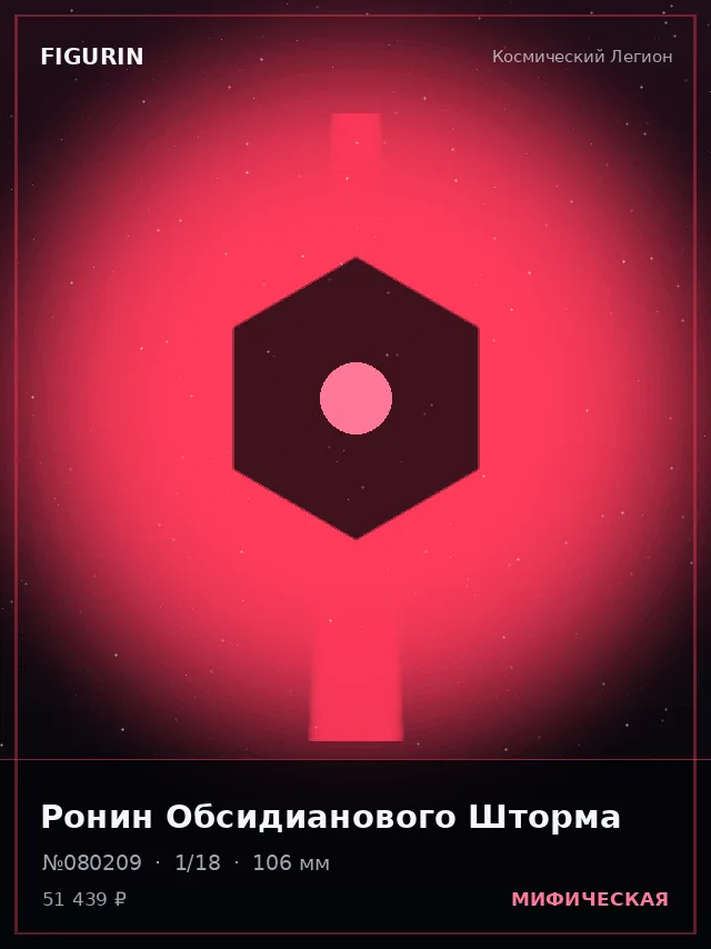 Ронин Обсидианового Шторма — премиальная фигурка