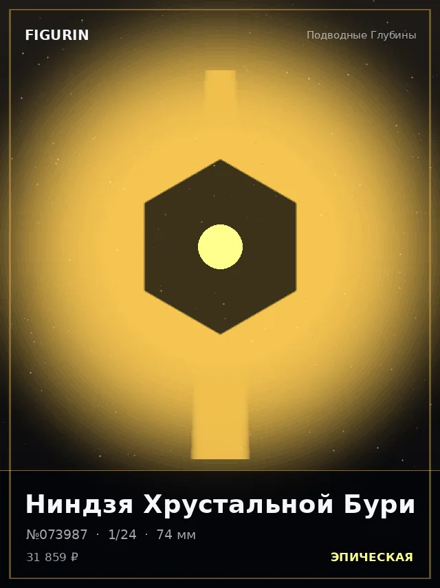 Ниндзя Хрустальной Бури — премиальная фигурка
