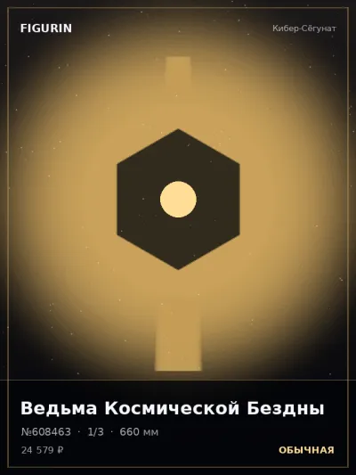 Ведьма Космической Бездны Тёмное фэнтези — коллекционная 3D-фигурка
