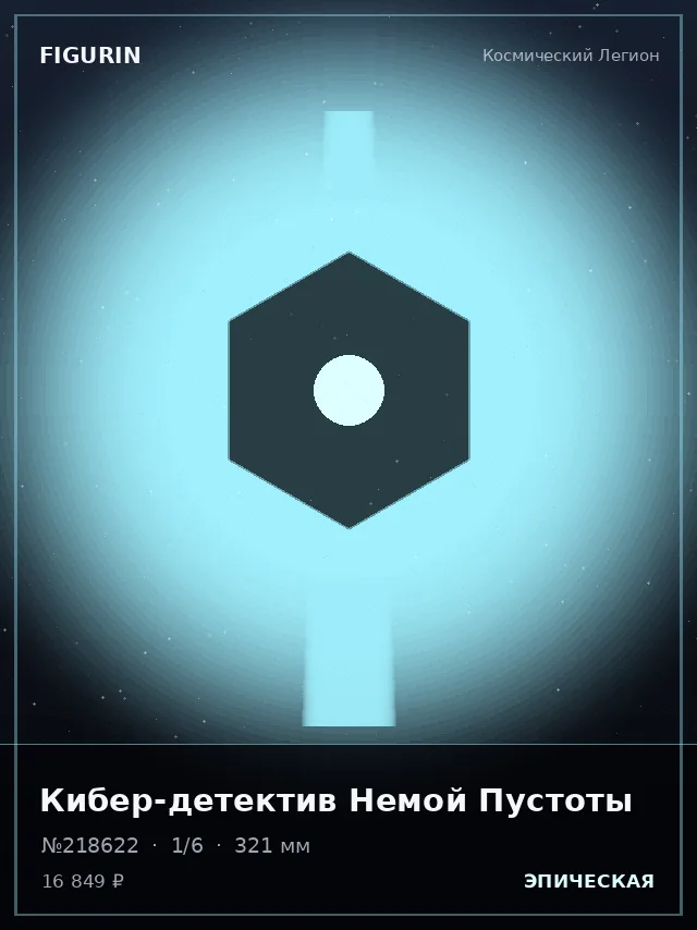 Кибер-детектив Немой Пустоты — премиальная фигурка