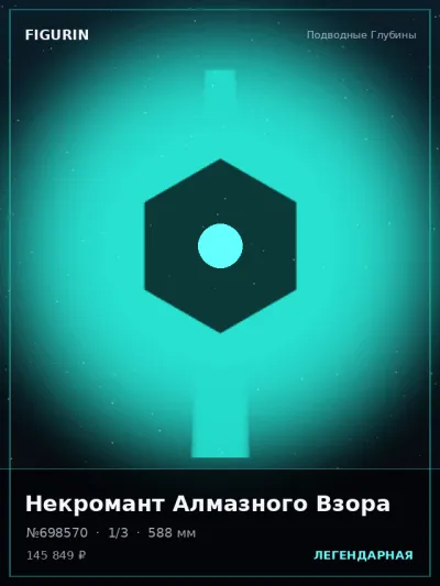 Некромант Алмазного Взора Киберпанк — коллекционная 3D-фигурка