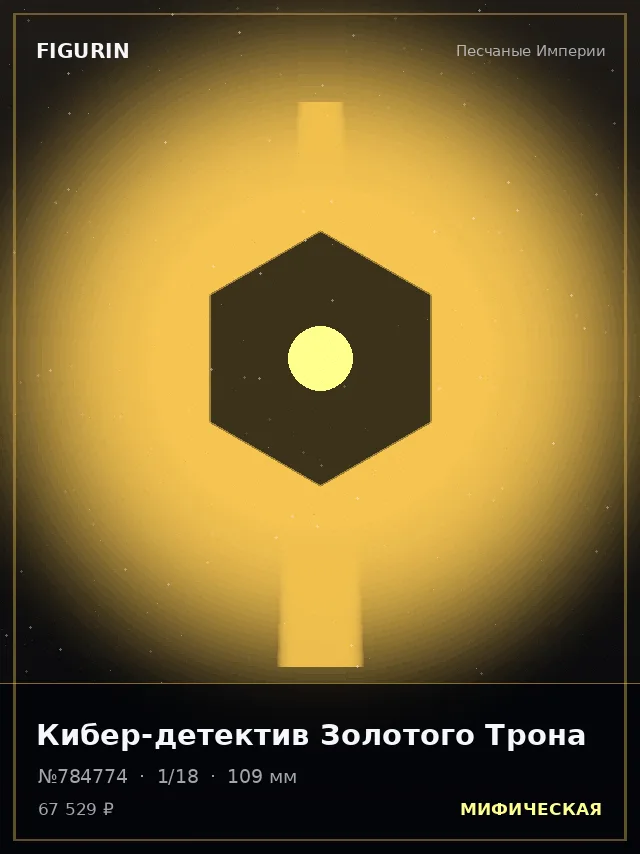 Кибер-детектив Золотого Трона — премиальная фигурка