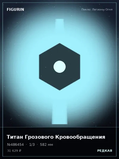 Титан Грозового Кровообращения Тёмное фэнтези — коллекционная 3D-фигурка