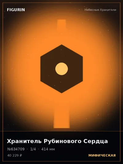 Хранитель Рубинового Сердца Стимпанк — коллекционная 3D-фигурка