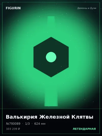 Валькирия Железной Клятвы Постапокалипсис — коллекционная 3D-фигурка