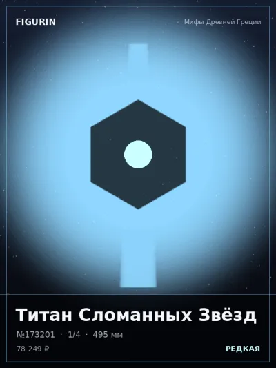 Титан Сломанных Звёзд Стимпанк — коллекционная 3D-фигурка