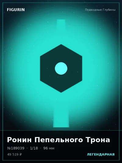 Ронин Пепельного Трона Киберпанк — коллекционная 3D-фигурка