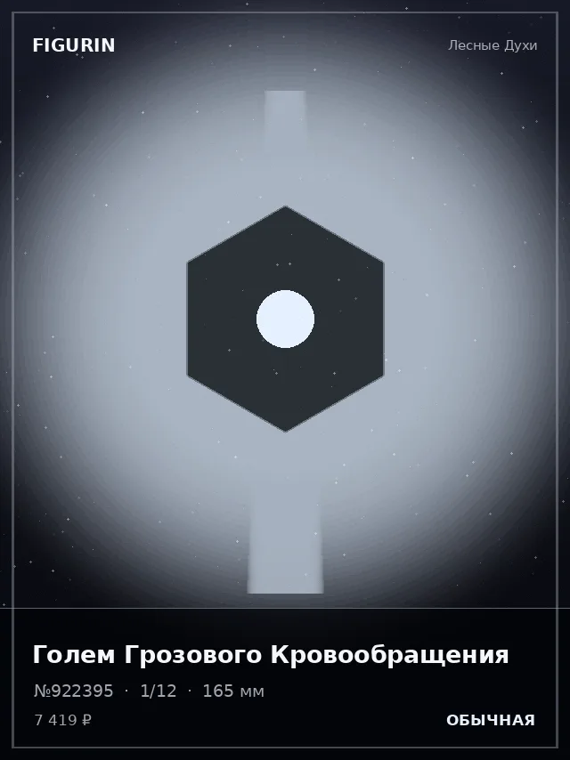 Голем Грозового Кровообращения — премиальная фигурка