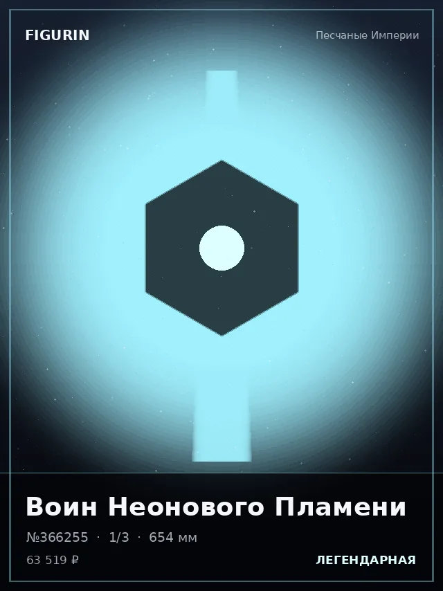 Воин Неонового Пламени — премиальная фигурка