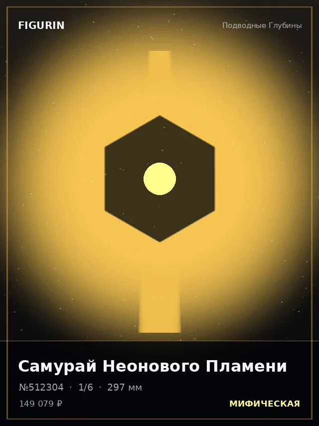 Самурай Неонового Пламени — премиальная фигурка
