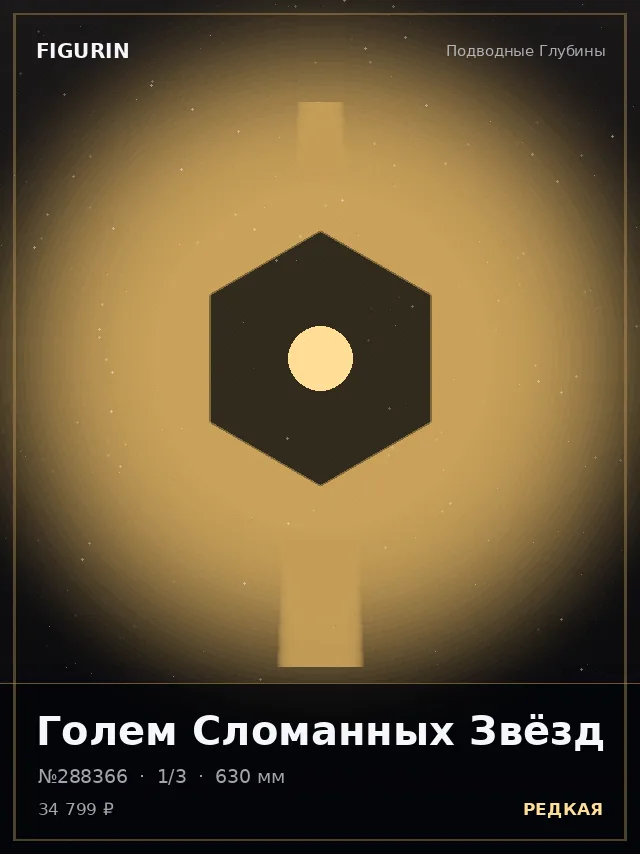 Голем Сломанных Звёзд — премиальная фигурка