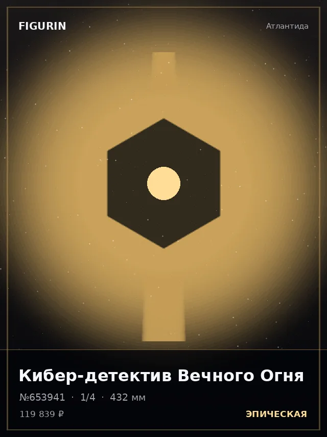 Кибер-детектив Вечного Огня — премиальная фигурка