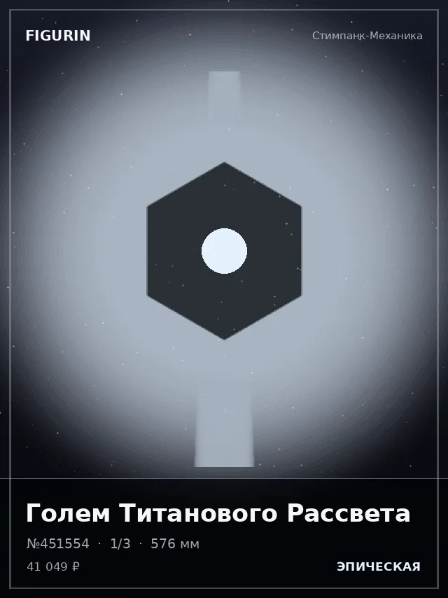 Голем Титанового Рассвета — премиальная фигурка