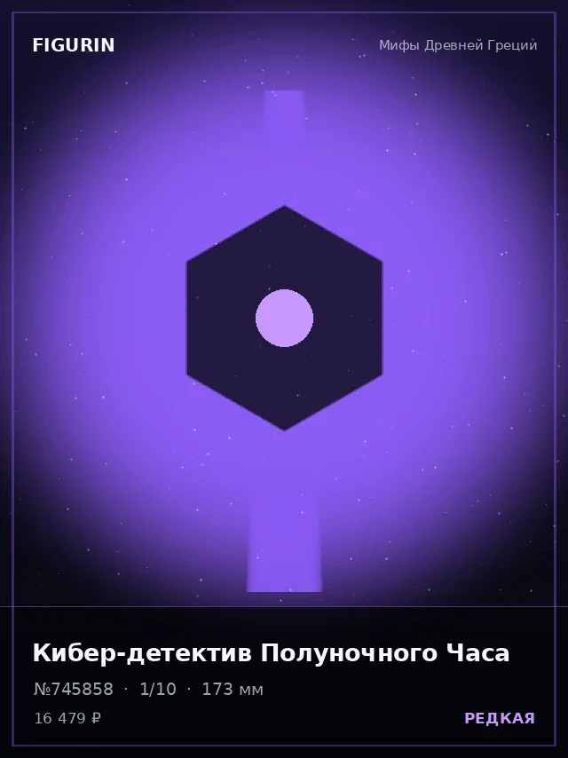 Кибер-детектив Полуночного Часа — премиальная фигурка