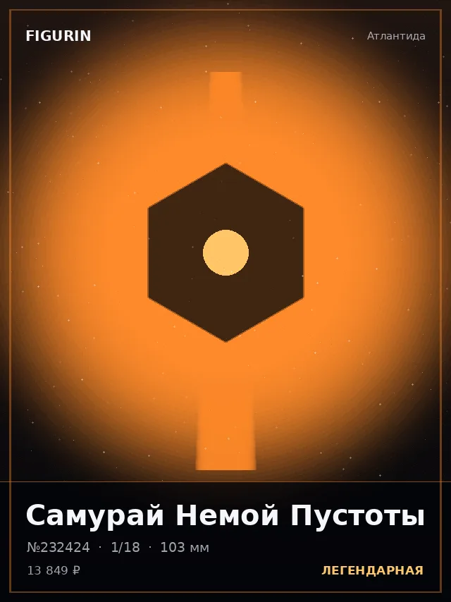 Самурай Немой Пустоты — премиальная фигурка