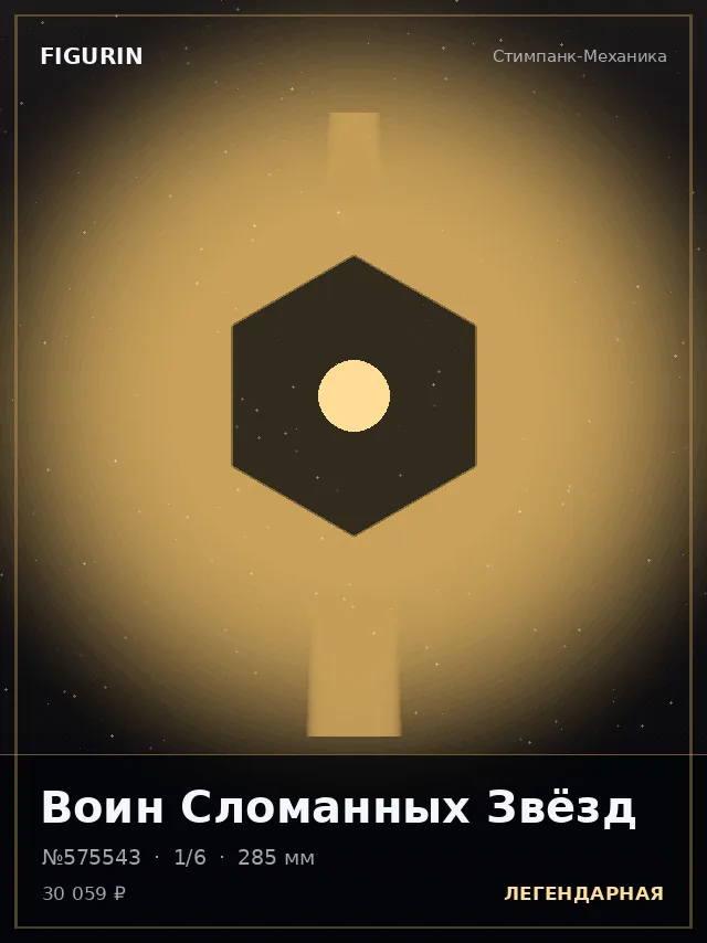 Воин Сломанных Звёзд — премиальная фигурка
