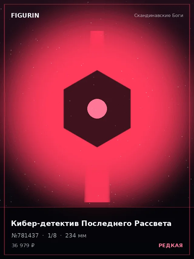 Кибер-детектив Последнего Рассвета — премиальная фигурка