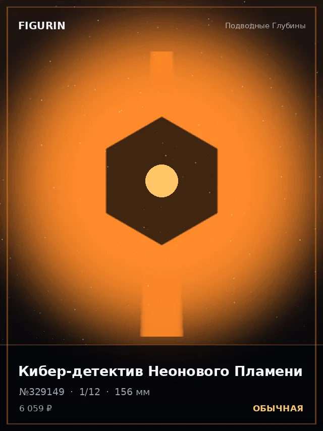 Кибер-детектив Неонового Пламени — премиальная фигурка
