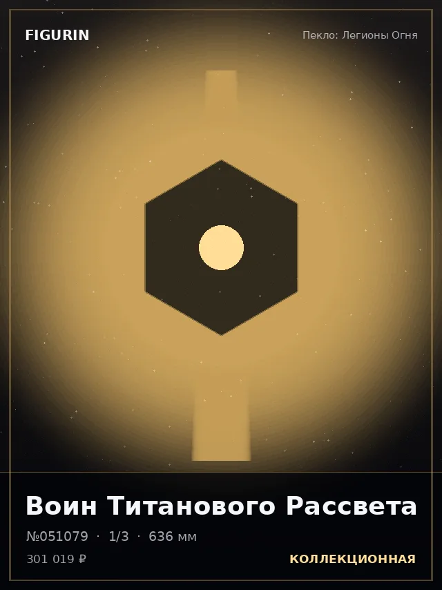 Воин Титанового Рассвета — премиальная фигурка