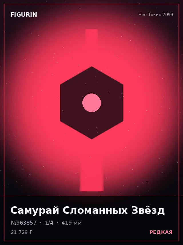 Самурай Сломанных Звёзд — премиальная фигурка
