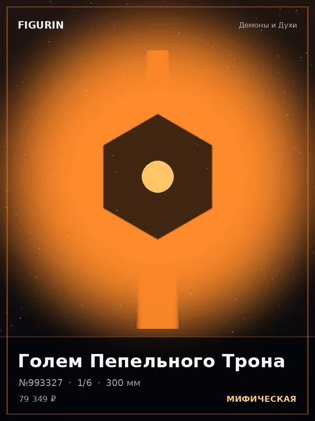 Голем Пепельного Трона — премиальная фигурка