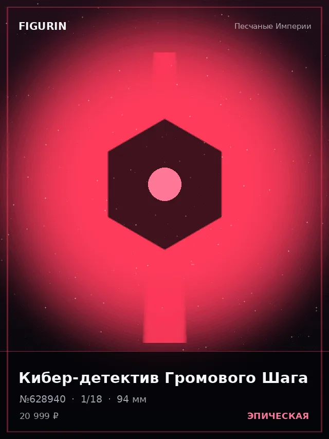 Кибер-детектив Громового Шага — премиальная фигурка