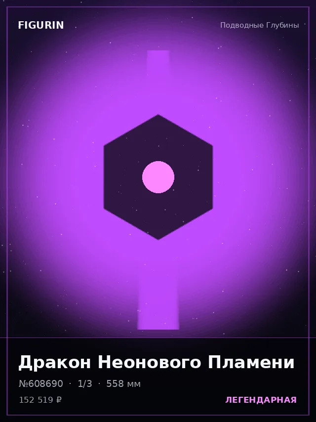 Дракон Неонового Пламени — премиальная фигурка