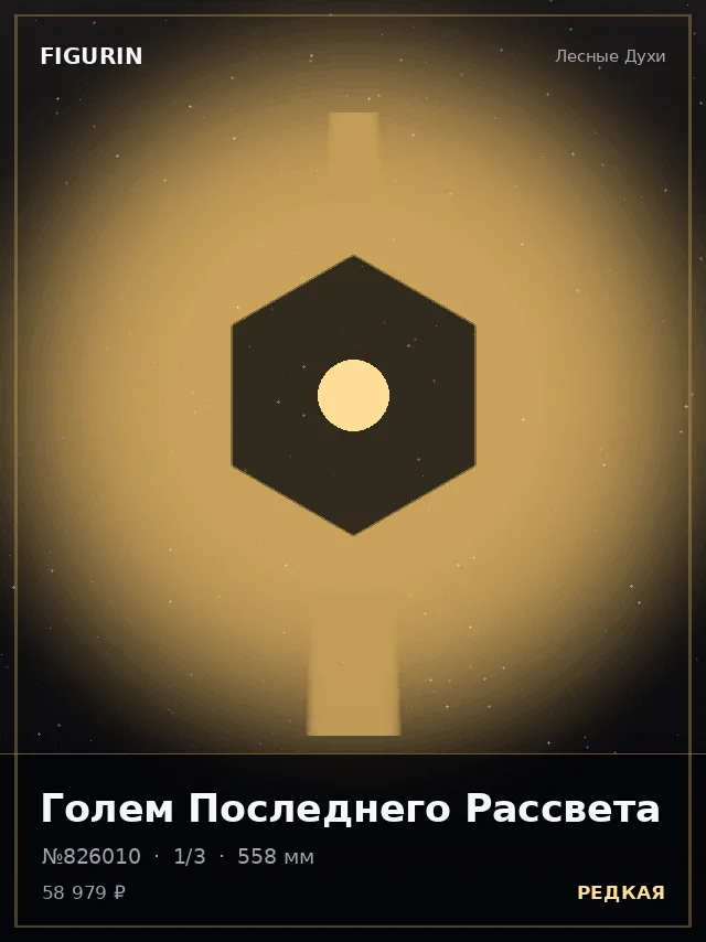 Голем Последнего Рассвета — премиальная фигурка