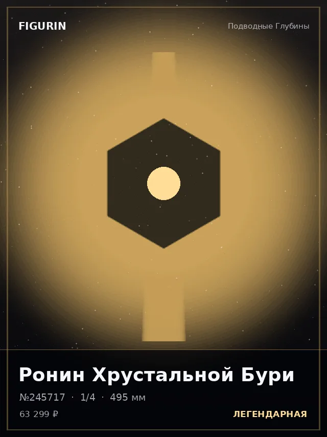 Ронин Хрустальной Бури — премиальная фигурка