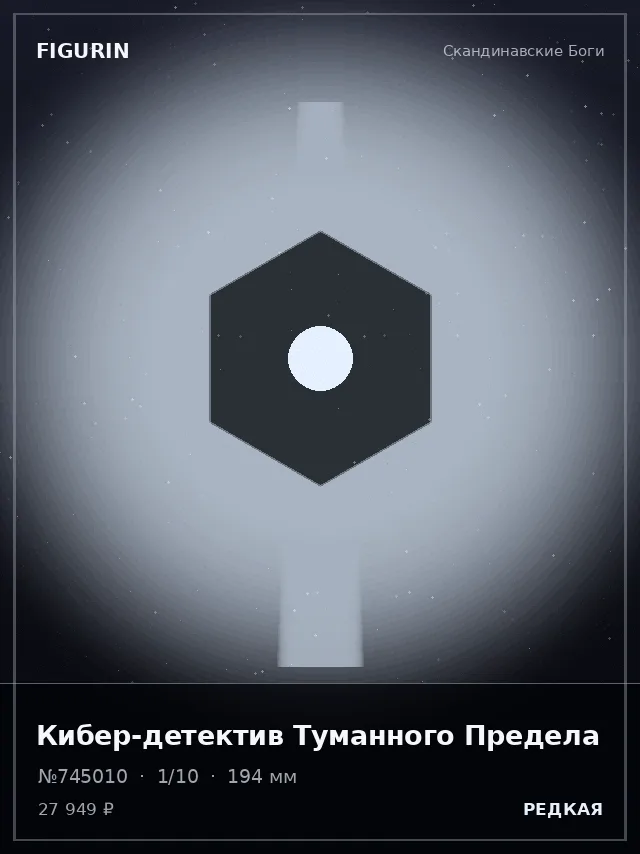 Кибер-детектив Туманного Предела — премиальная фигурка