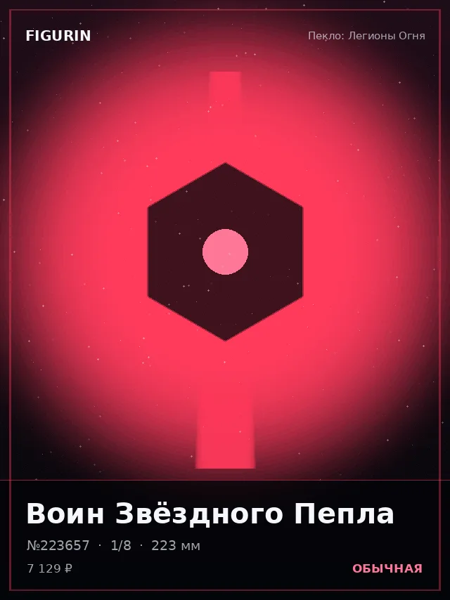 Воин Звёздного Пепла — премиальная фигурка