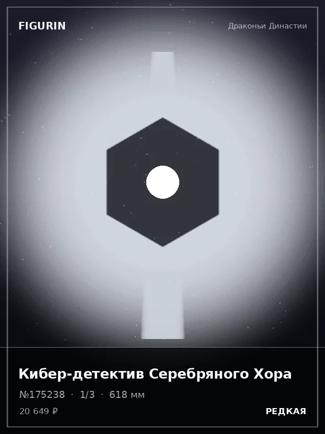 Кибер-детектив Серебряного Хора — премиальная фигурка