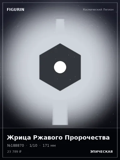 Жрица Ржавого Пророчества Киберпанк — коллекционная 3D-фигурка