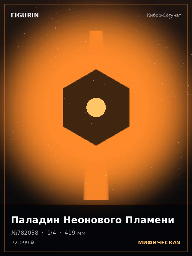 Паладин Неонового Пламени — премиальная фигурка