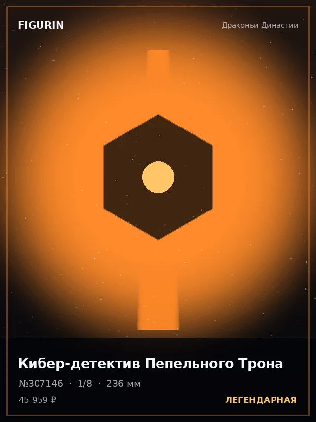 Кибер-детектив Пепельного Трона — премиальная фигурка