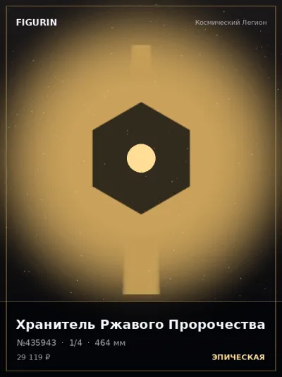 Хранитель Ржавого Пророчества Тёмное фэнтези — коллекционная 3D-фигурка