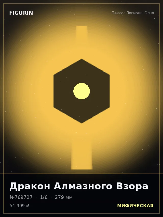 Дракон Алмазного Взора — премиальная фигурка