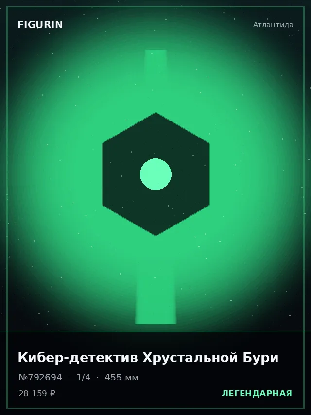Кибер-детектив Хрустальной Бури — премиальная фигурка